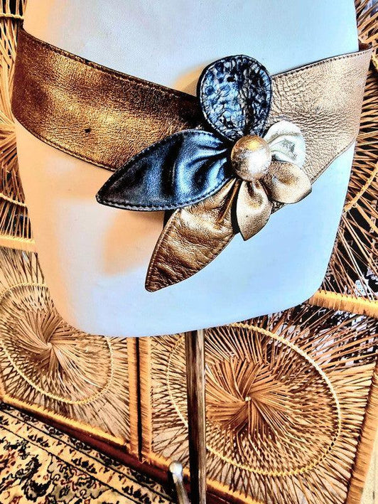 Vintage 1980s Leather Belt - Yatva