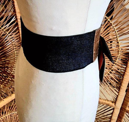 Vintage 1980s Leather Belt - Yatva