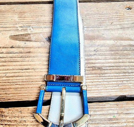 Vintage 1980s Leather Belt - Yatva