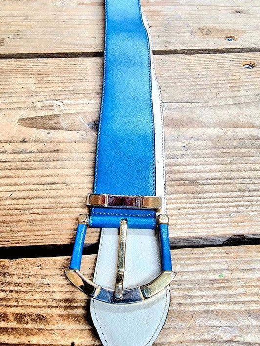 Vintage 1980s Leather Belt - Yatva