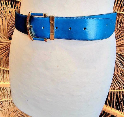 Vintage 1980s Leather Belt - Yatva
