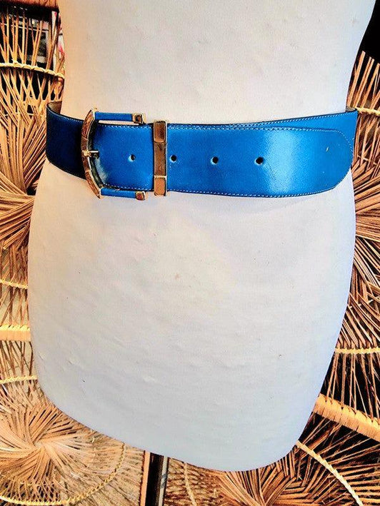 Vintage 1980s Leather Belt - Yatva
