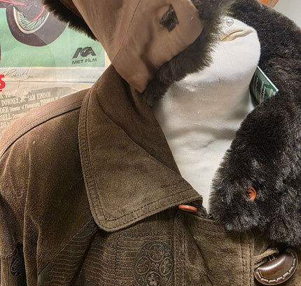 Vintage 1980's Leather Duffle Coat - Yatva