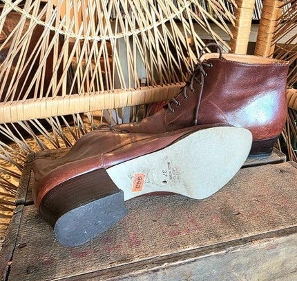 Vintage 1980s Leather Oppus by Globo Ankle Boots - Yatva