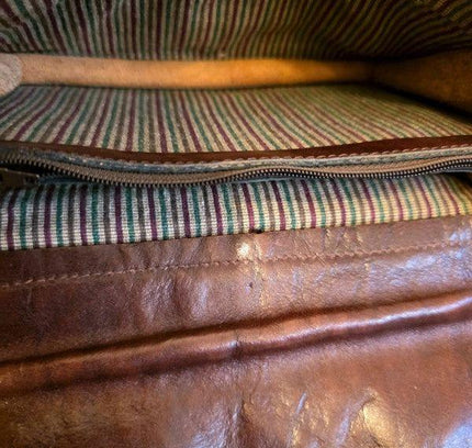 Vintage 1980s Leather Wrist Bag - Yatva