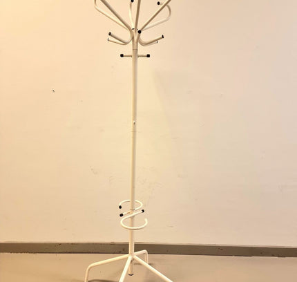 Vintage 1980s Metal Freestanding Coat Rack - Yatva