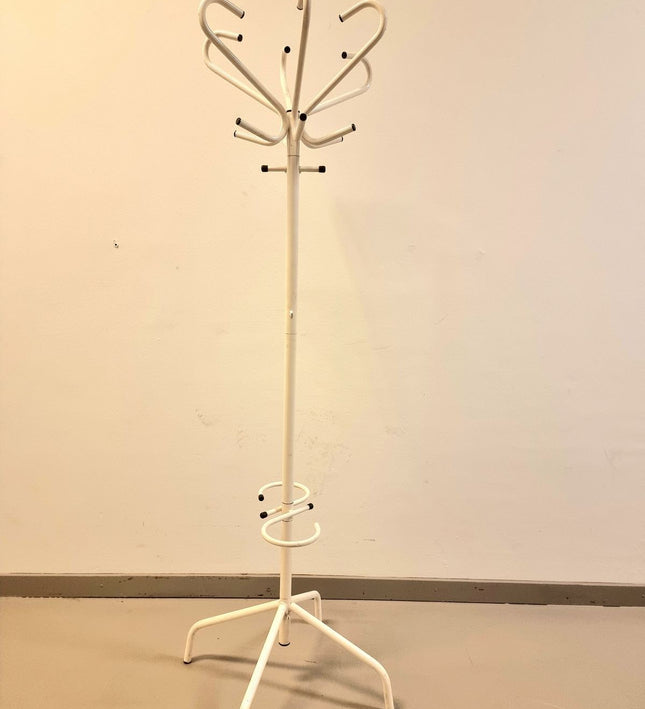 Vintage 1980s Metal Freestanding Coat Rack - Yatva