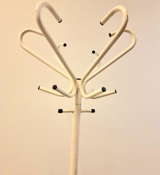 Vintage 1980s Metal Freestanding Coat Rack - Yatva