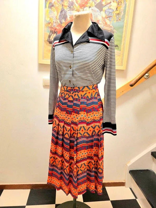 Vintage 1980's Neyret Pleated Skirt - Yatva