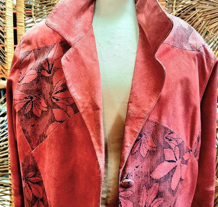Vintage 1980s Oversize Suede Jacket - Yatva