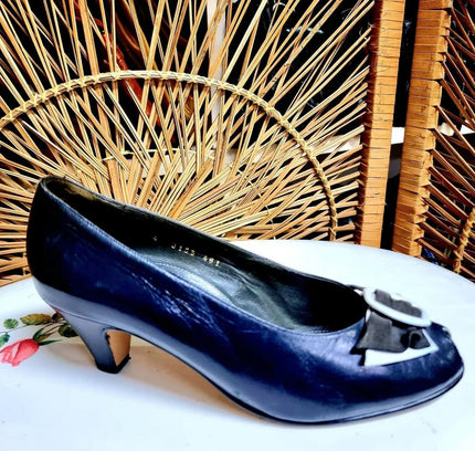 Vintage 1980s Picardi Peep Toe Shoes - Yatva