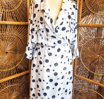 Vintage 1980's Polka Dots Dress - Yatva