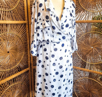 Vintage 1980's Polka Dots Dress - Yatva