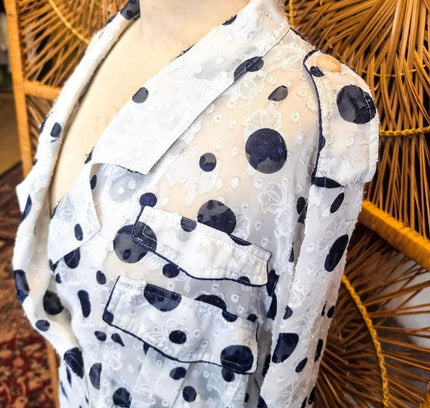 Vintage 1980's Polka Dots Dress - Yatva