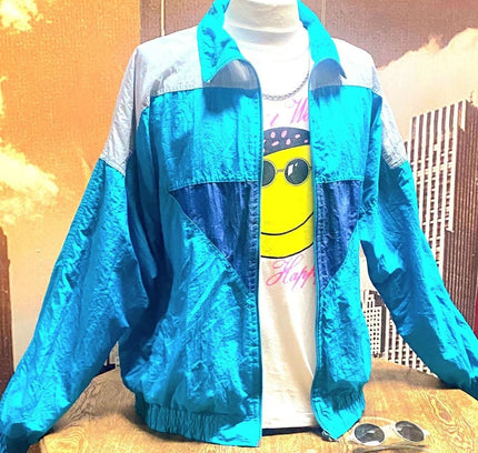 Vintage 1980's Port LiQue Windbreaker Jacket - Yatva