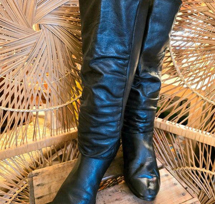Vintage 1980s Pull up Boots - Yatva