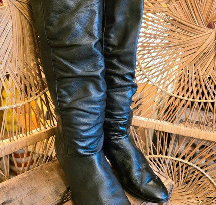 Vintage 1980s Pull up Boots - Yatva