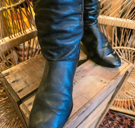 Vintage 1980s Pull up Boots - Yatva