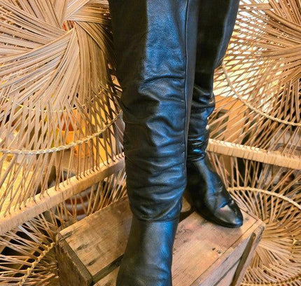 Vintage 1980s Pull up Boots - Yatva