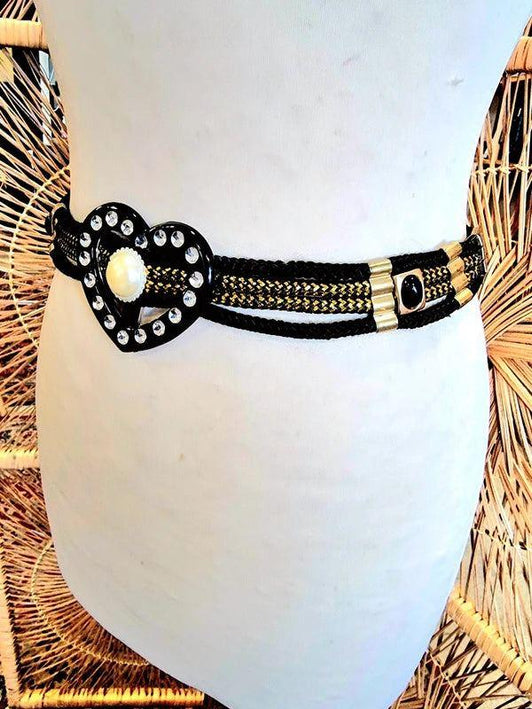 Vintage 1980's Rope Belt - Yatva