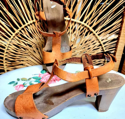 Vintage 1980s Sandal Shoes - Yatva