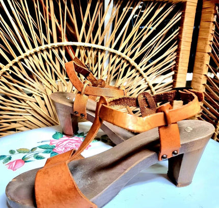 Vintage 1980s Sandal Shoes - Yatva