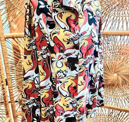 Vintage 1980s Sensia Floral Shirt - Yatva