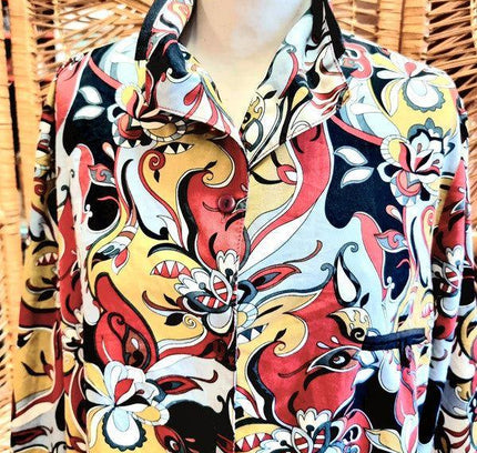Vintage 1980s Sensia Floral Shirt - Yatva