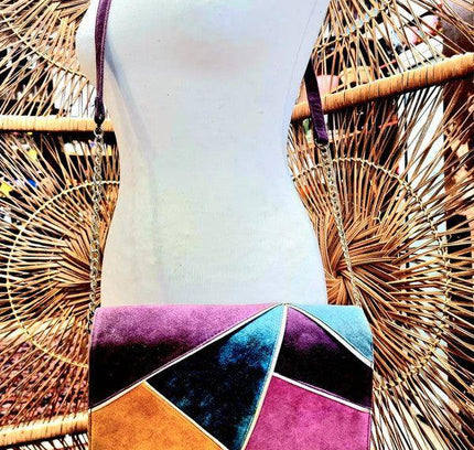 Vintage 1980s Suede Shoulder Bag - Yatva