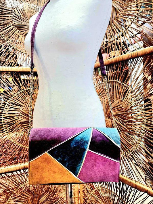 Vintage 1980s Suede Shoulder Bag - Yatva