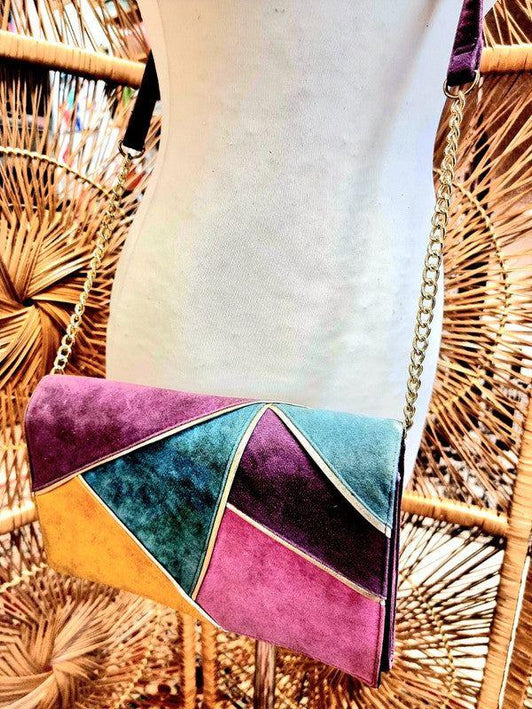 Vintage 1980s Suede Shoulder Bag - Yatva