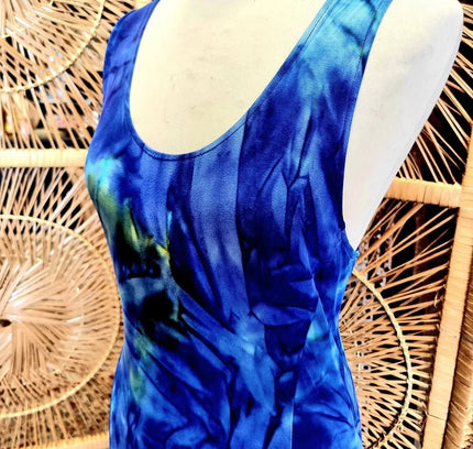 Vintage 1980s Tie Dye Maxi Dress - Yatva