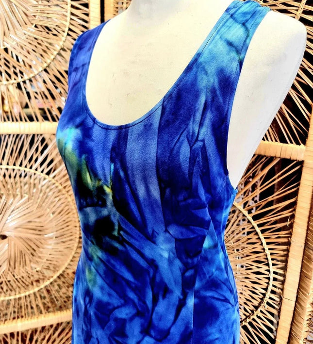 Vintage 1980s Tie Dye Maxi Dress - Yatva