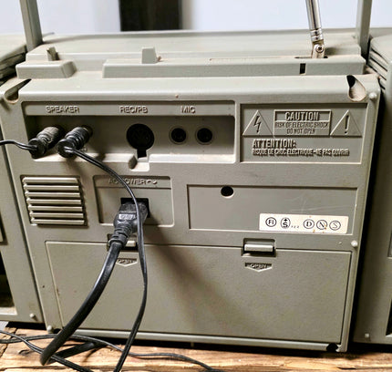 Vintage 1980s Toshiba RT-SX1 Boombox – Iconic "Say Anything" Stereo Radio Cassette Recorder - Yatva