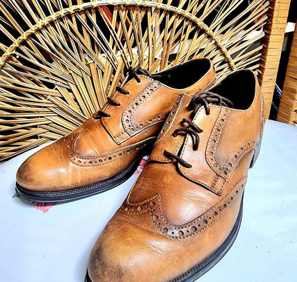 Vintage 1980's Tremp Oxford Brogue Shoes - Yatva