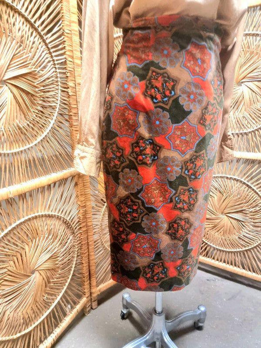 Vintage 1980's Velvet Skirt - Yatva
