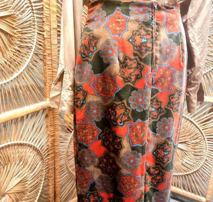Vintage 1980's Velvet Skirt - Yatva