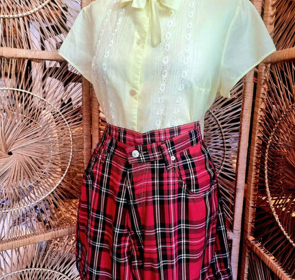 Vintage 1980´s Zumo Tartan Shorts - Yatva