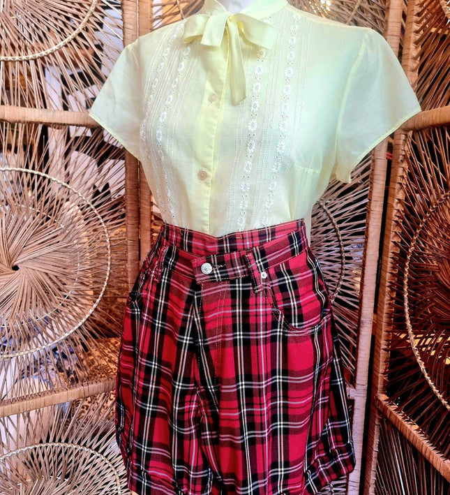 Vintage 1980´s Zumo Tartan Shorts - Yatva