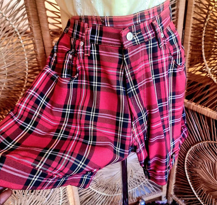 Vintage 1980´s Zumo Tartan Shorts - Yatva