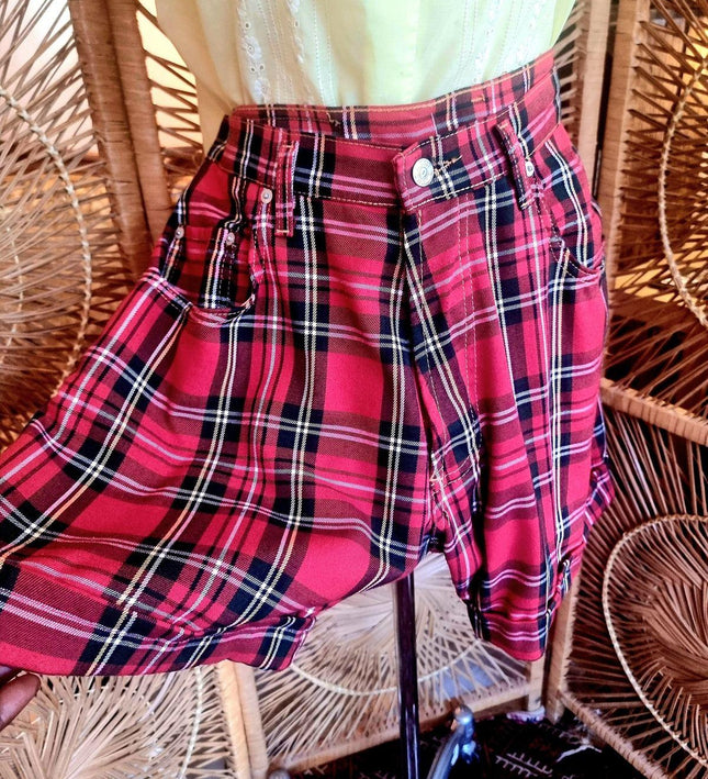 Vintage 1980´s Zumo Tartan Shorts - Yatva