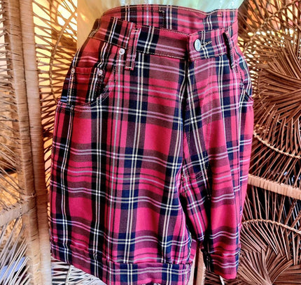 Vintage 1980´s Zumo Tartan Shorts - Yatva