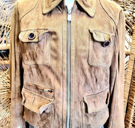Vintage 1990s Oakwood Suede Jacket - Yatva