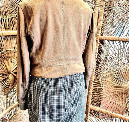 Vintage 1990s Oakwood Suede Jacket - Yatva