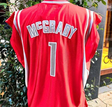 Vintage 2000's Rockets McGrady Basketball Jersey - Yatva