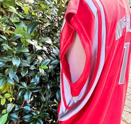 Vintage 2000's Rockets McGrady Basketball Jersey - Yatva