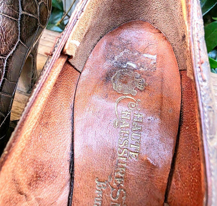 Vintage 40's / 50's Alligator Haute Chaussure Smeets Bruxelles Shoes - Yatva