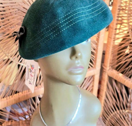 Vintage 40s / 50s Classic Beret - Yatva