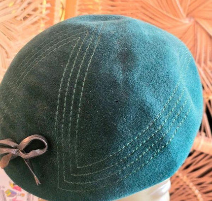 Vintage 40s / 50s Classic Beret - Yatva