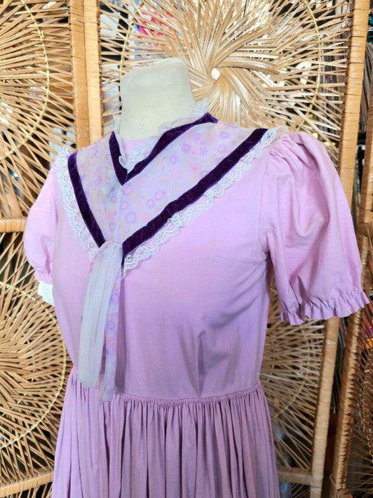 Vintage 40s/ 50s Maxi House Dress - Yatva
